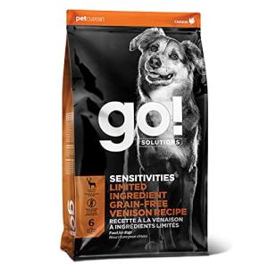 Go! Solutions Grain-Free Venison Dog Food 22lb