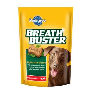 PEDIGREE Breathbuster Dog Treats with Eucalyptus and Parsley