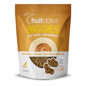 Fruitables Biggies Pumpkin & Peanut Butter Dog Biscuits