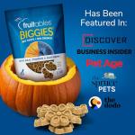Fruitables Biggies Pumpkin & Peanut Butter Dog Biscuits