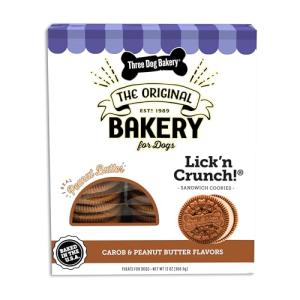 Three Dog Bakery Lick'n Crunch Sandwich Cookie Treats
