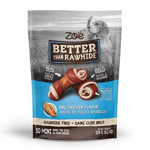 Zoë BBQ Chicken Flavor Rawhide Alternative Dog Bones