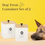 Airtight Dog Treat Jar Set of 2