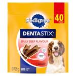 PEDIGREE DENTASTIX Beef Flavor Dog Treats 40 Sticks