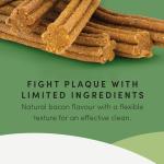 Crumps' Naturals Bacon Dental Dog Treats 18 Pack