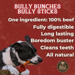 Bully Bunches Odour-Free Beef Bully Sticks for Dogs
