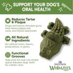 Whimzees Grain-Free Dental Dog Treats, Alligator