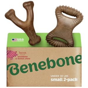 Benebone Small Wishbone Dental Dog Chew Toys