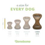 Benebone Large Durable Chew Toy with Real Bacon