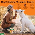Chicken Wrapped Dog Chews for Fresh Breath