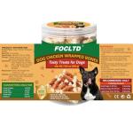 Chicken Wrapped Dog Chews for Fresh Breath