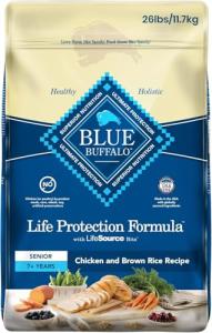 Blue Buffalo Senior Dog Food - Chicken & Brown Rice