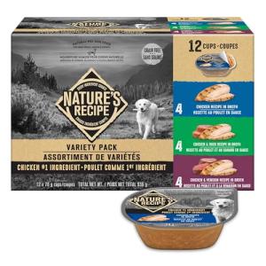 Nature’s Recipe Wet Dog Food Variety Pack 12 pk