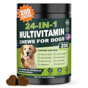 Chewable 24-in-1 Dog Multivitamins with Chicken Flavor