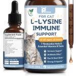 L-Lysine Cat Supplement for Immune Support - 60ML