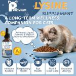 L-Lysine Cat Supplement for Immune Support - 60ML
