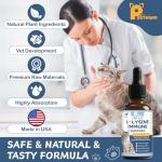 L-Lysine Cat Supplement for Immune Support - 60ML