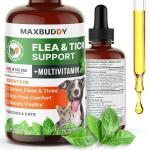 MaxBuddy Natural Flea and Tick Prevention Drops