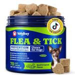 YoYoBay Natural Flea & Tick Chews for Dogs
