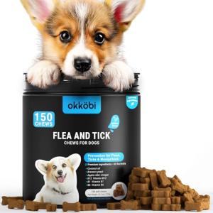 Dog Flea and Tick Chewables - 150 Count