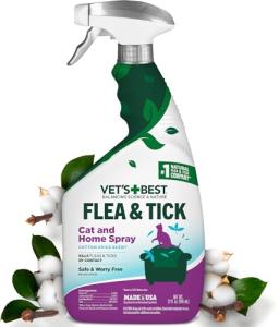 Vet’s Best Natural Flea & Tick Spray for Cats