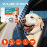 Dog Flea and Tick Prevention Collars - Adjustable Options