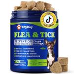 YoYoBay Natural Flea & Tick Chewables for Dogs
