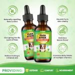 Natural Flea and Tick Drops for Dogs - 2 Pack