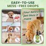 Natural Flea and Tick Drops for Dogs - 2 Pack