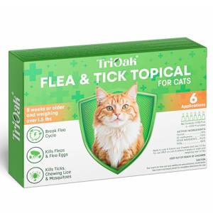 TriOak Flea and Tick Prevention for Cats