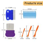 10-Pack Stainless Steel Flea Combs for Pets