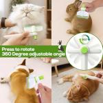 XANGNIER Self-Cleaning Rotatable Flea Comb Set