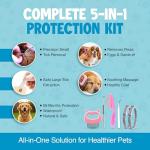 Natural Flea and Tick Collar for Dogs (2 Pack)