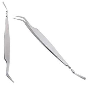 Silver 2-in-1 Tick Removal Tool for Pets