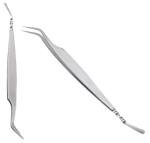 Silver 2-in-1 Tick Removal Tool for Pets