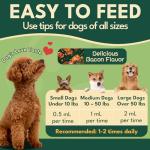 Bacon Flavor Dog Collagen for Joint & Coat Care