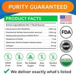 BARK&SPARK Liquid Glucosamine Joint Supplement for Dogs