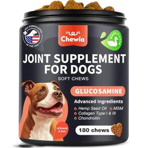 Glucosamine Chews for Dog Joint Health - 180 Count