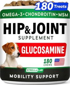 Bacon-Flavored Glucosamine Chews for Dog Joints