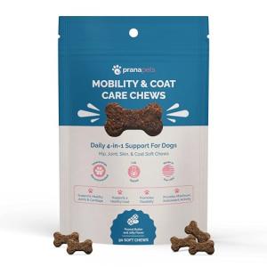 PranaPets Joint & Coat Care Chews for Dogs