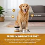 Organic Mushroom Powder for Dogs - Immune Support