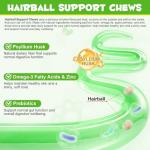 Hairball Control Treats for Cats with Vitamins