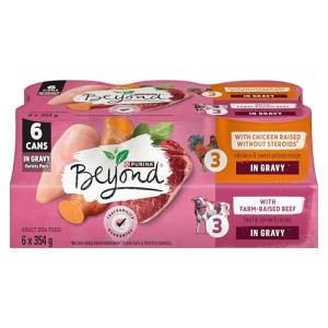 Beyond Natural Wet Dog Food Variety Pack 6 Cans