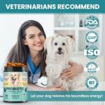 Dog Probiotics Chewable Tablets for Digestive Health
