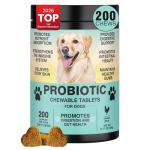 Dog Probiotics Chewable Tablets for Digestive Health
