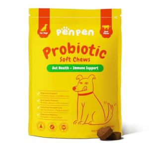 PENPEN Probiotics for Dogs - Beef Chews 50ct