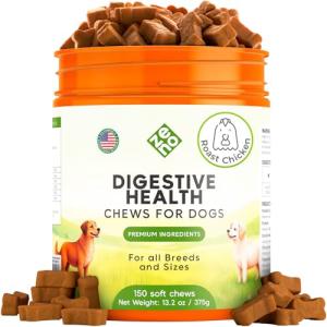 ZENOO Digestive Probiotics Chews for Dogs - 150 Pcs