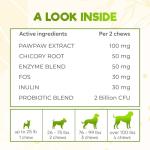 ZENOO Digestive Probiotics Chews for Dogs - 150 Pcs