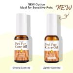 Pet Fur Care Oil for Shiny, Smooth Coats