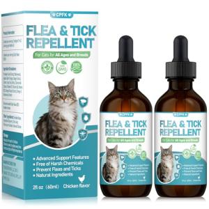Natural Cat Care Drops for Itch Relief & Shine